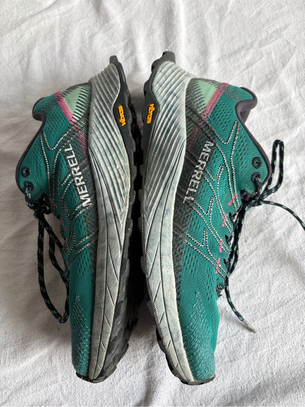 Merrell Moab Flight Women’s SZ 7.5 Marine Green Athletic Hiring Shoes